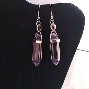 2/15 Women's stainless steel gem earrings